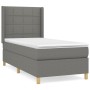 Boxspringbett mit dunkelgrauer Stoffmatratze 90x190 cm von vidaXL, Betten und Lattenroste - Ref: Foro24-3131954, Preis: 331,3...