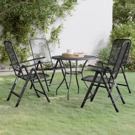 Garden dining set 3 pieces anthracite expanded metal mesh by vidaXL, Garden sets - Ref: Foro24-3084714, Price: 292,99 €, Disc...