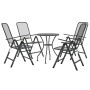 Set de comedor de jardín 3 pzas malla metal expandido antracita de vidaXL, Conjuntos de jardín - Ref: Foro24-3084714, Precio:...