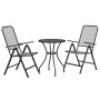 Set de comedor de jardín 3 pzas malla metal expandido antracita de vidaXL, Conjuntos de jardín - Ref: Foro24-3084709, Precio:...