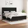 Cama box spring con colchón tela negro 180x200 cm de vidaXL, Camas y somieres - Ref: Foro24-3132331, Precio: 618,21 €, Descue...