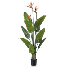 Emerald Artificial Strelitzia Plant with Pot and Flowers 120 cm by Emerald, artificial flora - Ref: Foro24-428469, Price: 85,...