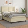 Cama box spring con colchón cuero sintético crema 140x200cm de vidaXL, Camas y somieres - Ref: Foro24-3132443, Precio: 503,99...