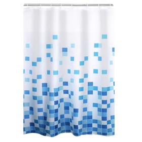 RIDDER Cortina de ducha Cubes textil de RIDDER, Cortinas de ducha - Ref: Foro24-429762, Precio: 26,11 €, Descuento: %