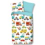 Good Morning Funda de edredón infantil TRAFFIC 135x200 cm multicolor de Good Morning, Fundas de nórdico - Ref: Foro24-433022,...