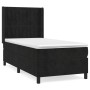 Box spring bed with black velvet mattress 100x200 cm by vidaXL, Beds and slatted bases - Ref: Foro24-3132785, Price: 395,26 €...