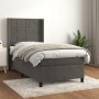 Box spring bed with dark gray velvet mattress 90x190 cm by vidaXL, Beds and slatted bases - Ref: Foro24-3132652, Price: 345,5...