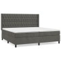 Cama box spring con colchón terciopelo gris oscuro 200x200 cm de vidaXL, Camas y somieres - Ref: Foro24-3132880, Precio: 724,...