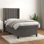 Box spring bed with dark gray velvet mattress 90x190 cm by vidaXL, Beds and slatted bases - Ref: Foro24-3132892, Price: 345,1...