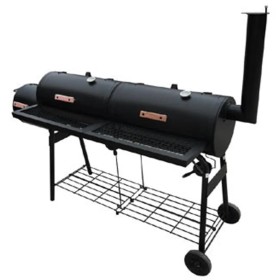 Nevada XL black smoker barbecue by vidaXL, Barbecues - Ref: Foro24-40254, Price: 287,21 €, Discount: %