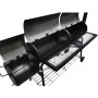 Nevada XL black smoker barbecue by vidaXL, Barbecues - Ref: Foro24-40254, Price: 301,98 €, Discount: %