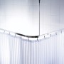 RIDDER Corner Shower Curtain Rail with Hooks Chrome 52500 by RIDDER, shower bars - Ref: Foro24-421543, Price: 40,45 €, Discou...