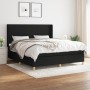 Cama box spring con colchón tela negro 180x200 cm de vidaXL, Camas y somieres - Ref: Foro24-3131851, Precio: 617,95 €, Descue...