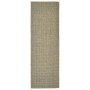 Taupe gray sisal scratching mat 66x200 cm by vidaXL, Cat Furniture Accessories - Ref: Foro24-3203483, Price: 61,47 €, Discoun...