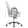 Silla de oficina giratoria de cuero sintético blanco de vidaXL, Sillas de oficina - Ref: Foro24-289362, Precio: 137,99 €, Des...