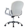 Silla de oficina giratoria de cuero sintético blanco de vidaXL, Sillas de oficina - Ref: Foro24-289362, Precio: 137,99 €, Des...