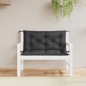 Garden bench cushions 2 pcs black Oxford fabric 100x50x7 cm by vidaXL, Cushions for chairs and sofas - Ref: Foro24-314999, Pr...