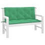 Garden Bench Cushions 2 Pcs Green Oxford Fabric 120x50x7 cm by vidaXL, Cushions for chairs and sofas - Ref: Foro24-315009, Pr...