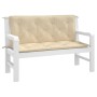 Gartenbank Kissen 2 Stk. Oxford Stoff beige 120x50x7 cm von vidaXL, Kissen für Stühle und Sofas - Ref: Foro24-315007, Preis: ...