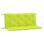 Garden bench cushions 2 pcs bright green 120x50x7 cm by vidaXL, Cushions for chairs and sofas - Ref: Foro24-315015, Price: 49...