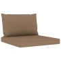 Juego de muebles de jardín 6 piezas con cojines taupe de vidaXL, Conjuntos de jardín - Ref: Foro24-3067388, Precio: 317,99 €,...