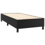 Boxspringbett und LED-Matratze aus schwarzem Kunstleder 90x200 cm von vidaXL, Betten und Lattenroste - Ref: Foro24-3135921, P...