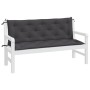 Garden bench cushions 2 pcs anthracite 150x50x7 cm by vidaXL, Cushions for chairs and sofas - Ref: Foro24-315016, Price: 59,4...