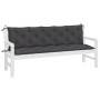 Garden bench cushions 2 pcs anthracite 180x50x7 cm by vidaXL, Cushions for chairs and sofas - Ref: Foro24-315028, Price: 68,2...