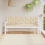 Garden bench cushions 2 pcs beige Oxford fabric 180x50x7 cm by vidaXL, Cushions for chairs and sofas - Ref: Foro24-315031, Pr...