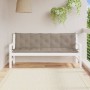 Gartenbankkissen 2 Stück taupefarbener Oxford-Stoff 180x50x7 cm von vidaXL, Kissen für Stühle und Sofas - Ref: Foro24-315036,...