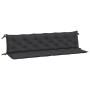 Garden bench cushions 2 pcs black Oxford fabric 200x50x7 cm by vidaXL, Cushions for chairs and sofas - Ref: Foro24-315047, Pr...