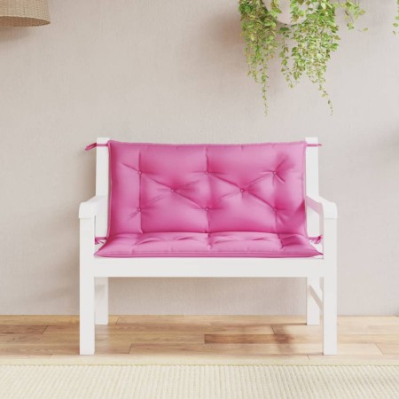 Cushions for garden bench 2 units pink fabric 100x50x7 cm by vidaXL, Cushions for chairs and sofas - Ref: Foro24-361676, Pric...