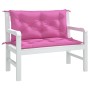 Gartenbank Kissen 2 Stk. rosa Stoff 100x50x7 cm von vidaXL, Kissen für Stühle und Sofas - Ref: Foro24-361676, Preis: 38,99 €,...