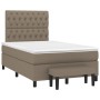 Cama box spring con colchón tela gris taupe 120x200 cm de vidaXL, Camas y somieres - Ref: Foro24-3136825, Precio: 500,73 €, D...