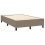 Cama box spring con colchón tela gris taupe 120x200 cm de vidaXL, Camas y somieres - Ref: Foro24-3136825, Precio: 500,73 €, D...