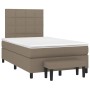 Cama box spring con colchón tela gris taupe 120x200 cm de vidaXL, Camas y somieres - Ref: Foro24-3136585, Precio: 482,31 €, D...