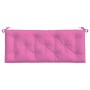 Cushions for garden bench 2 units pink fabric 120x50x7 cm by vidaXL, Cushions for chairs and sofas - Ref: Foro24-361695, Pric...