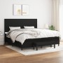 Cama box spring con colchón tela negro 200x200 cm de vidaXL, Camas y somieres - Ref: Foro24-3136463, Precio: 751,85 €, Descue...