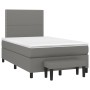 Cama box spring con colchón tela gris oscuro 120x200 cm de vidaXL, Camas y somieres - Ref: Foro24-3136502, Precio: 468,16 €, ...