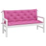 Gartenbankkissen 2 Stück rosa Stoff 150x50x7 cm von vidaXL, Kissen für Stühle und Sofas - Ref: Foro24-361714, Preis: 54,35 €,...