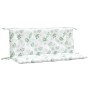 Garden bench cushions 2 pcs fabric leaf print 120x50x7 cm by vidaXL, Cushions for chairs and sofas - Ref: Foro24-361693, Pric...