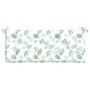 Garden bench cushions 2 pcs fabric leaf print 120x50x7 cm by vidaXL, Cushions for chairs and sofas - Ref: Foro24-361693, Pric...