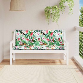 Garden bench cushions 2 pcs multicolor fabric 150x50x7 cm by vidaXL, Cushions for chairs and sofas - Ref: Foro24-361711, Pric...