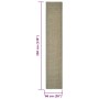 Taupe gray sisal scratching mat 66x350 cm by vidaXL, Cat Furniture Accessories - Ref: Foro24-3203486, Price: 121,13 €, Discou...