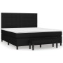 Cama box spring con colchón tela negro 180x200 cm de vidaXL, Camas y somieres - Ref: Foro24-3136615, Precio: 670,62 €, Descue...