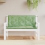 Garden bench cushions 2 pcs fabric leaf print 120x50x7 cm by vidaXL, Cushions for chairs and sofas - Ref: Foro24-361694, Pric...