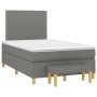 Cama box spring con colchón tela gris oscuro 120x200 cm de vidaXL, Camas y somieres - Ref: Foro24-3137062, Precio: 442,81 €, ...