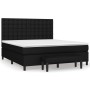 Cama box spring con colchón tela negro 180x200 cm de vidaXL, Camas y somieres - Ref: Foro24-3136935, Precio: 666,84 €, Descue...