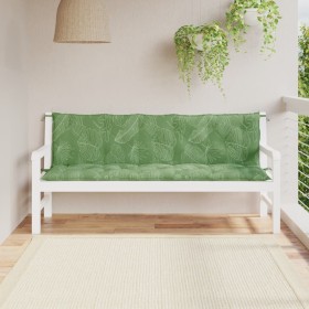 2 Stück Gartenbankkissen Oxford-Stoff mit Blattmuster von vidaXL, Kissen für Stühle und Sofas - Ref: Foro24-361732, Preis: 68...