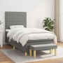 Box spring bed with dark gray fabric mattress 80x200 cm by vidaXL, Beds and slatted bases - Ref: Foro24-3137030, Price: 355,2...